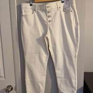 Sonoma White Skinny Crop